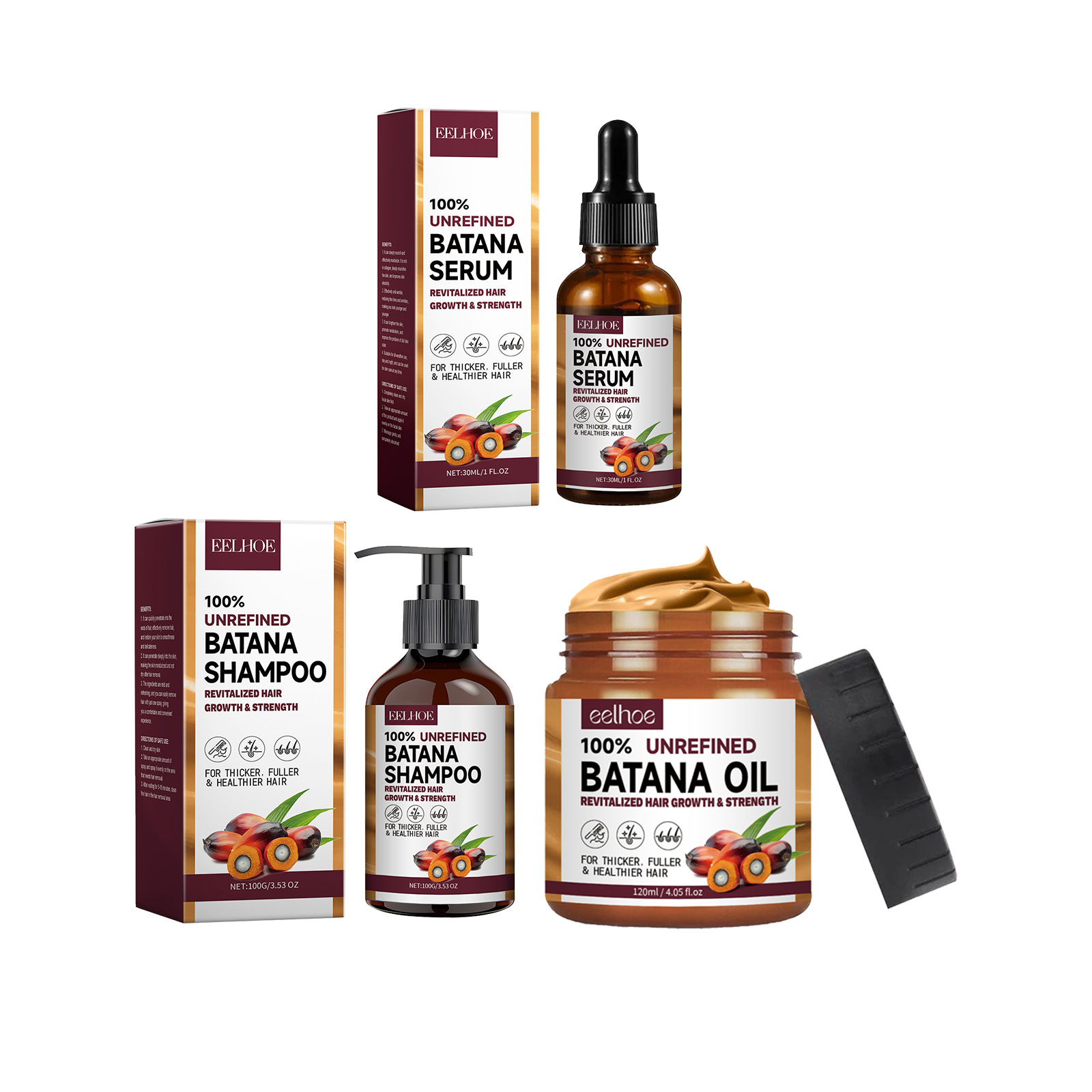 EELHOE Natural Batana Oil Deep - огляд і ціна Hair Care Products